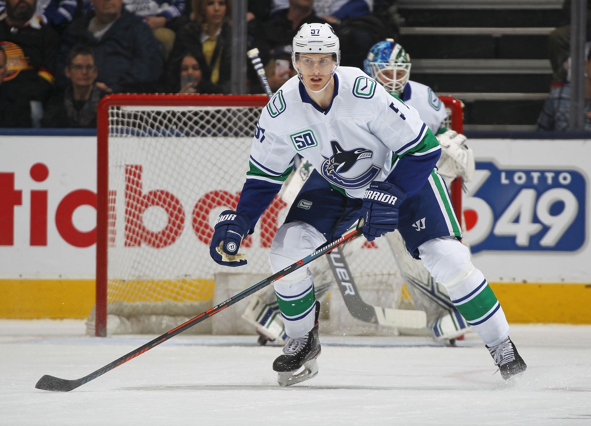 Tyler Myers, Vancouver Canucks v Toronto Maple Leafs